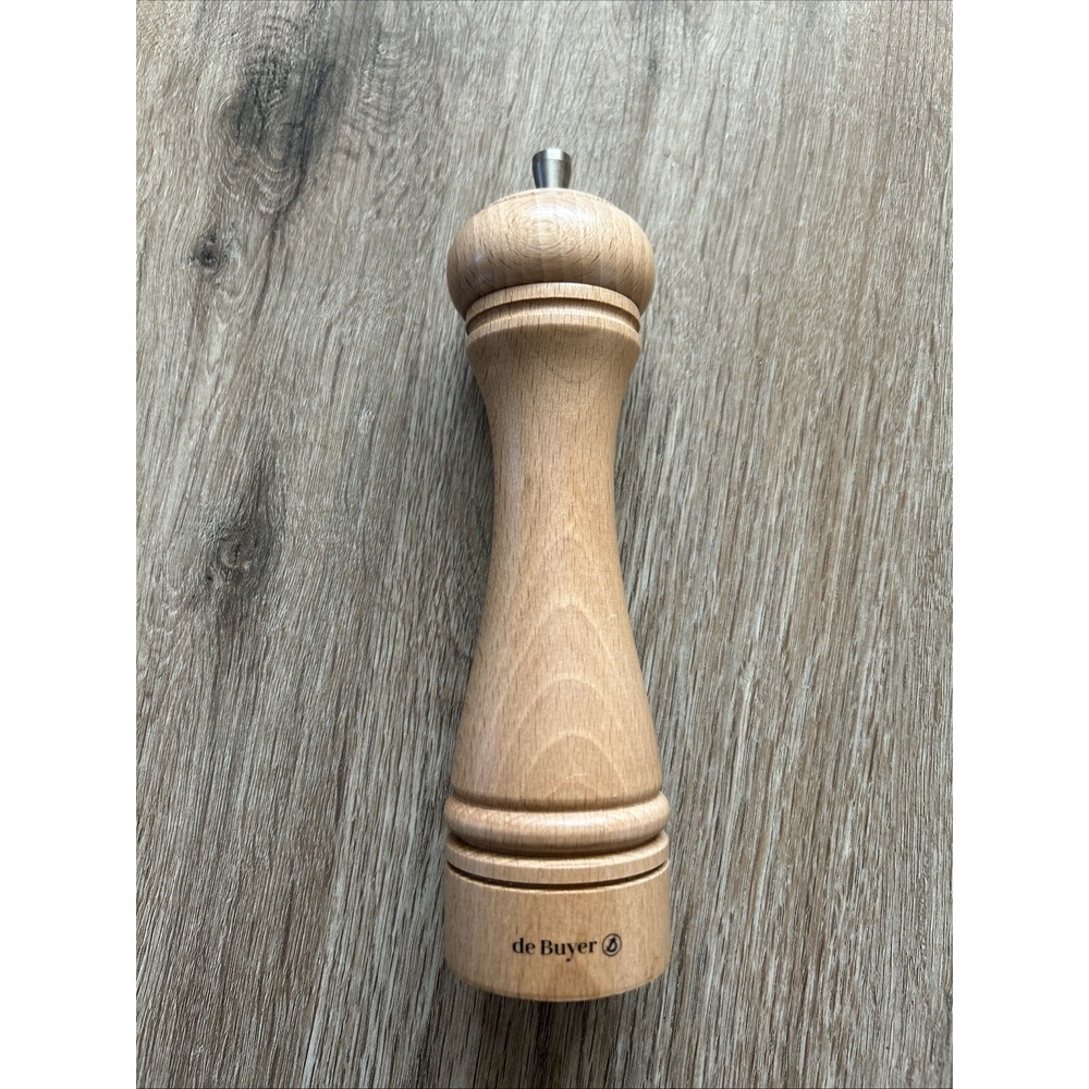 De Buyer Marlux France JAVA Natural Pepper/Salt‎ Mill 21cm 8 1/2" Marlux France